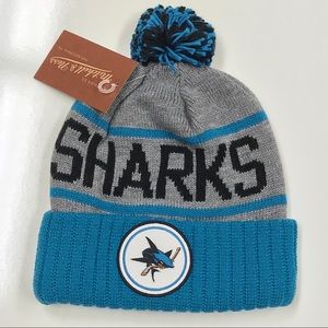 San Jose Sharks Mitchell and Ness beanie